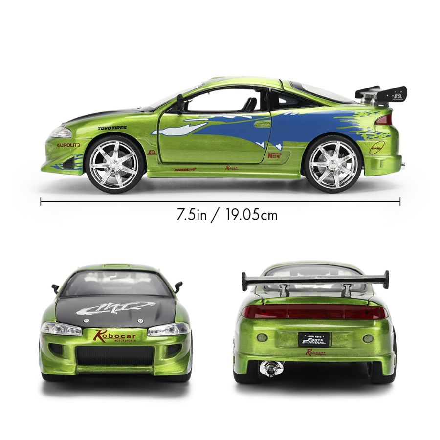 Fast & Furious - Brian's 1995 Mitsubishi Eclipse 1:24 Scale Diecast Vehicle