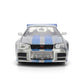 Fast & Furious - Brian's 2002 Nissan Skyline GT-R (BNR34) 1:24 Scale Diecast Vehicle