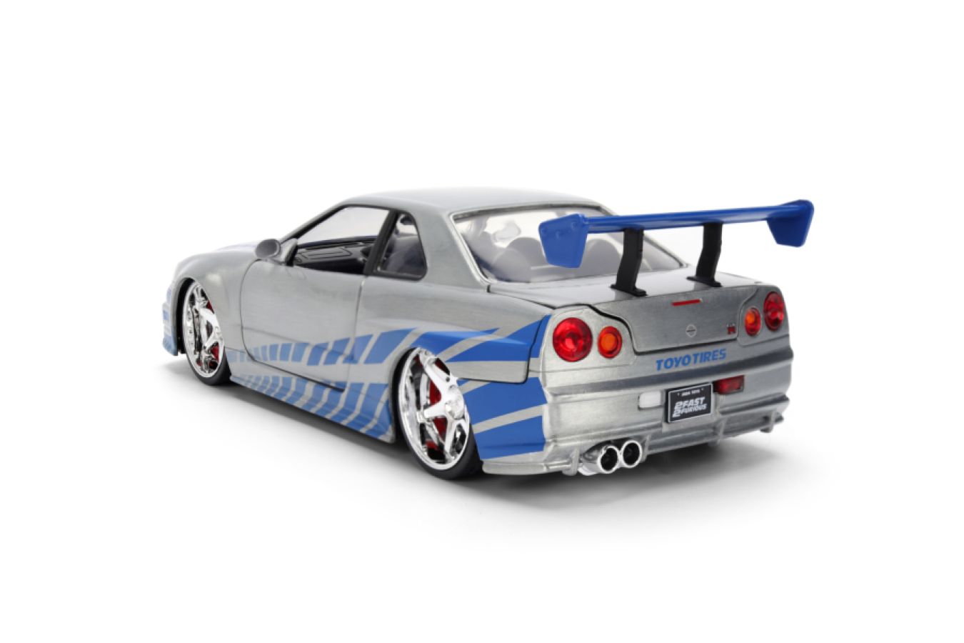 Fast & Furious - Brian's 2002 Nissan Skyline GT-R (BNR34) 1:24 Scale Diecast Vehicle