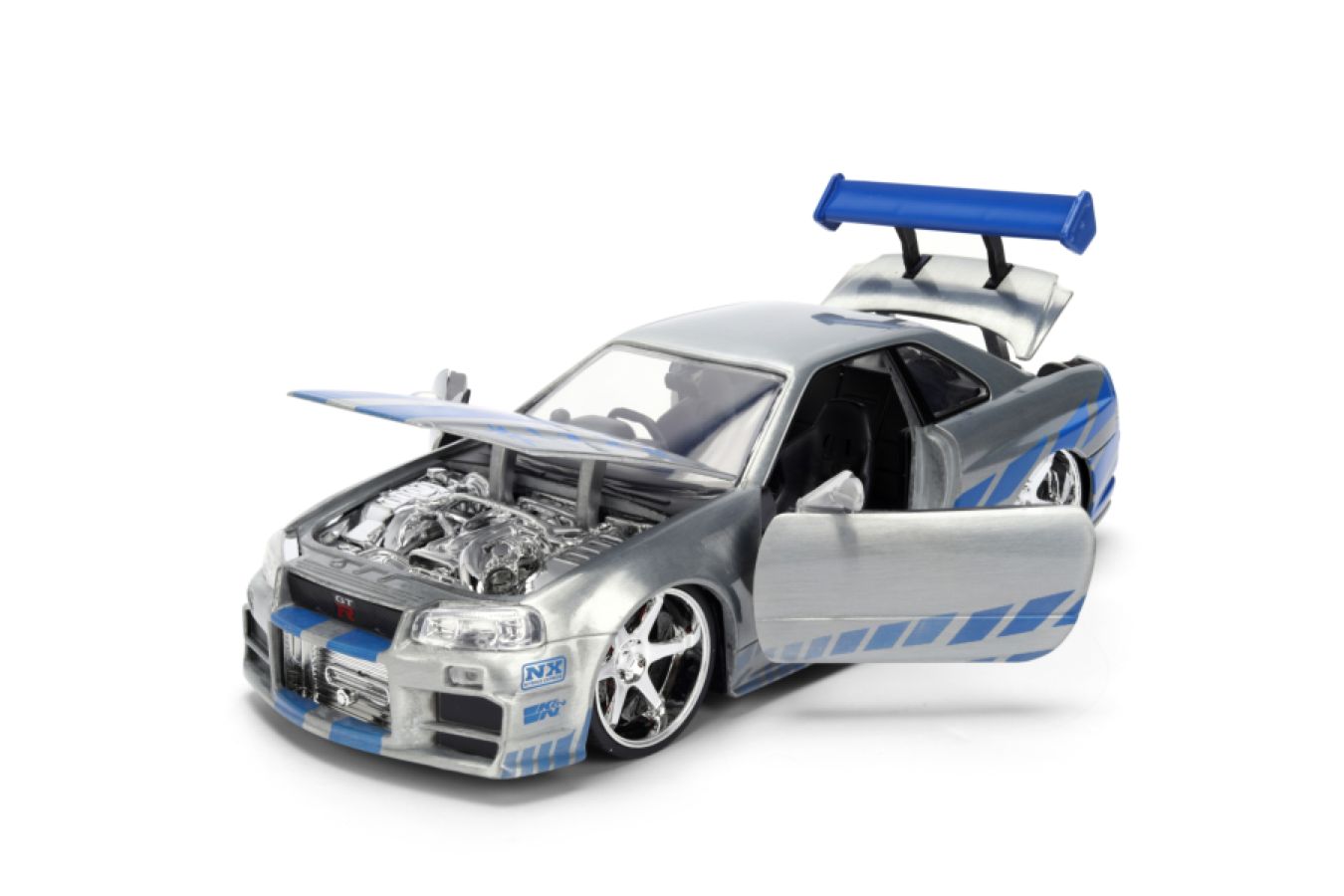 Fast & Furious - Brian's 2002 Nissan Skyline GT-R (BNR34) 1:24 Scale Diecast Vehicle