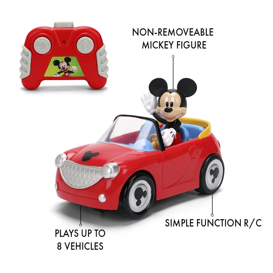 Disney - Mickey Mouse 1:32 Scale Remote Control Car (Simple Function)