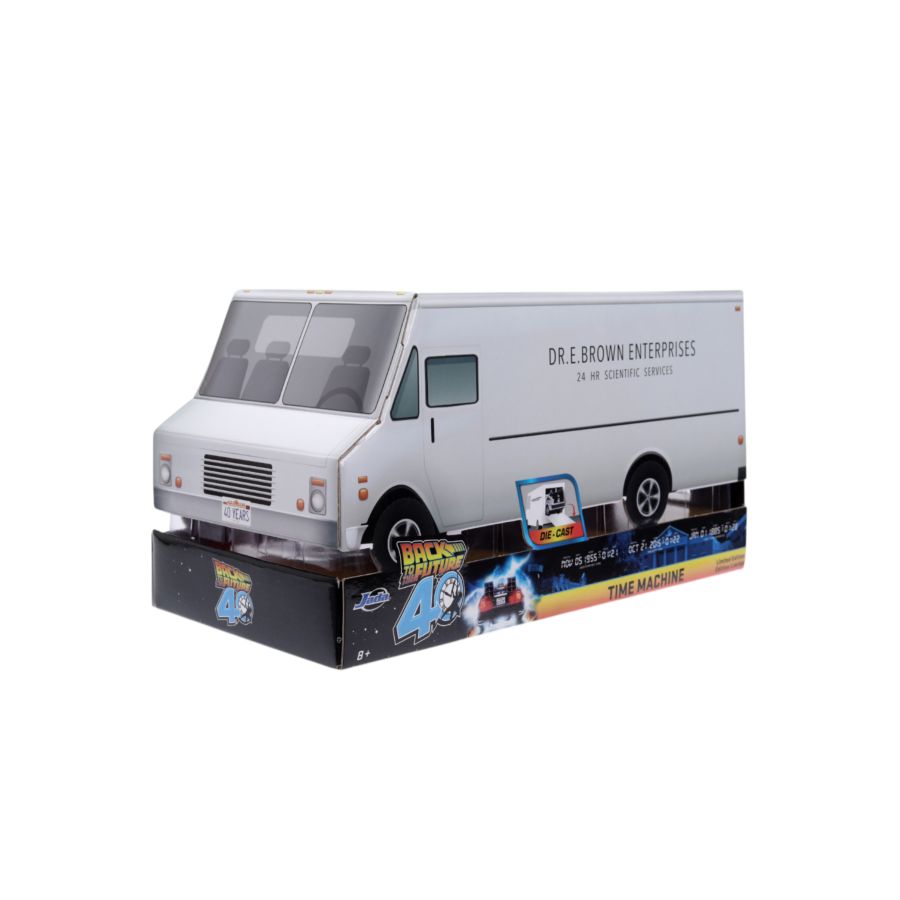 Back to the Future - Delorean 1:24 Scale Vehicle with Truck Box (SDCC Exclusive)