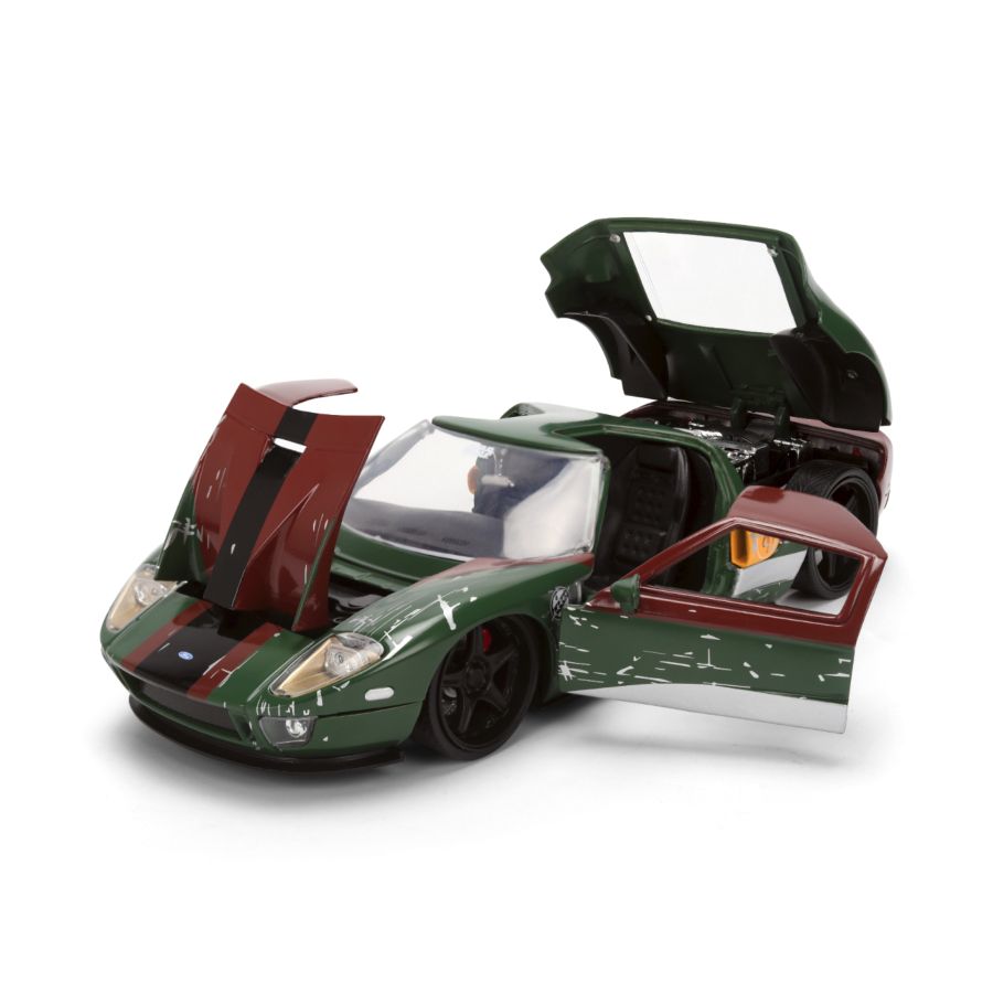 Star Wars - 2005 Ford GT (with Boba Fett) 1:24 Scale Diecast Vehicle