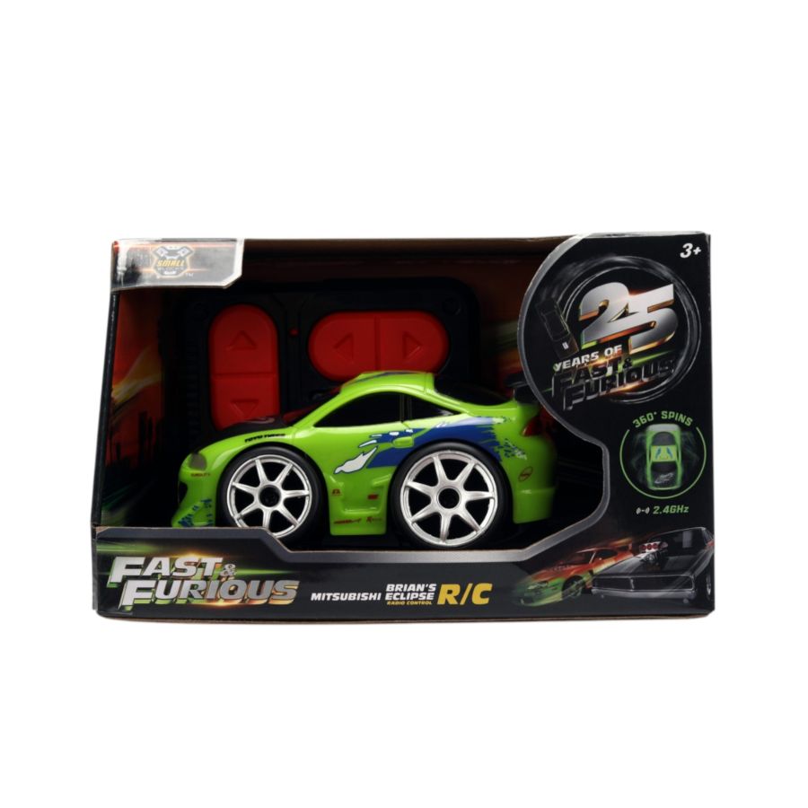Fast & Furious - 1995 Mitsubishi Eclipse Small Blocks 1:28 Scale Remote Control Car