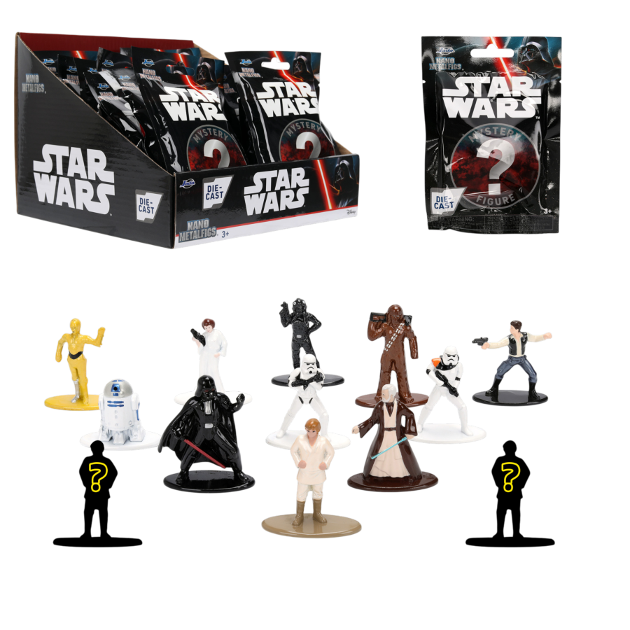 Star Wars - Nano Metalfigs Original Trilogy Blind Bags Assortment (Display of 24)