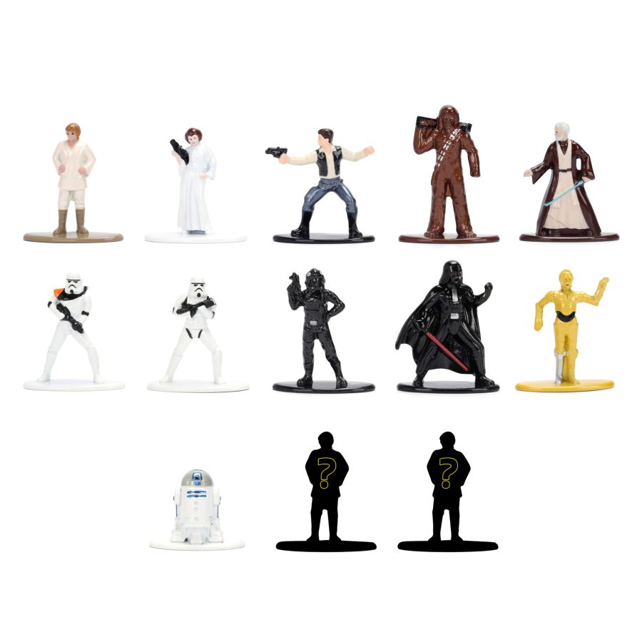 Star Wars - Nano Metalfigs Original Trilogy Blind Bags Assortment (Display of 24)