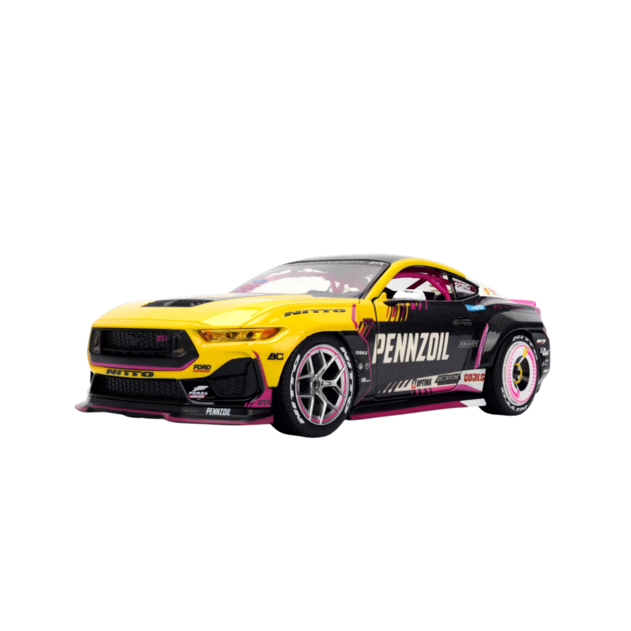 Big Time Muscle - 2025 Ford Mustang (Ben Hobson) RTR Racing 1:24 Scale Diecast Vehicle