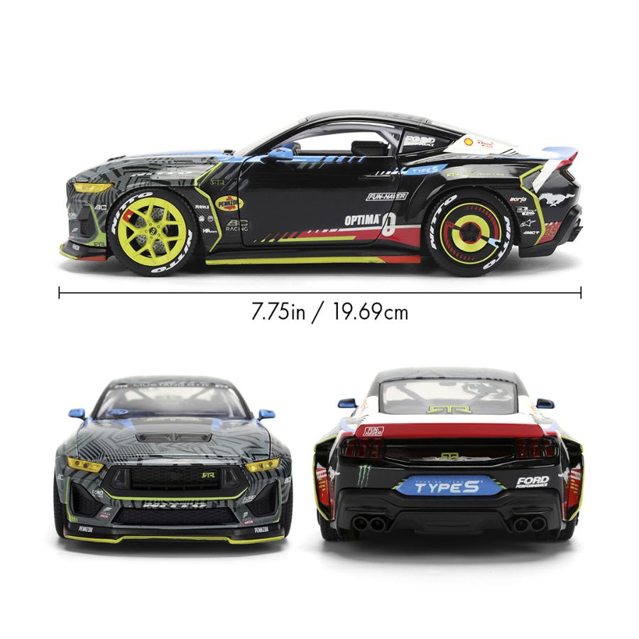 Big Time Muscle - 2025 Ford Mustang (Vaughn Gitten Jr.) RTR Racing 1:24 Scale Diecast Vehicle