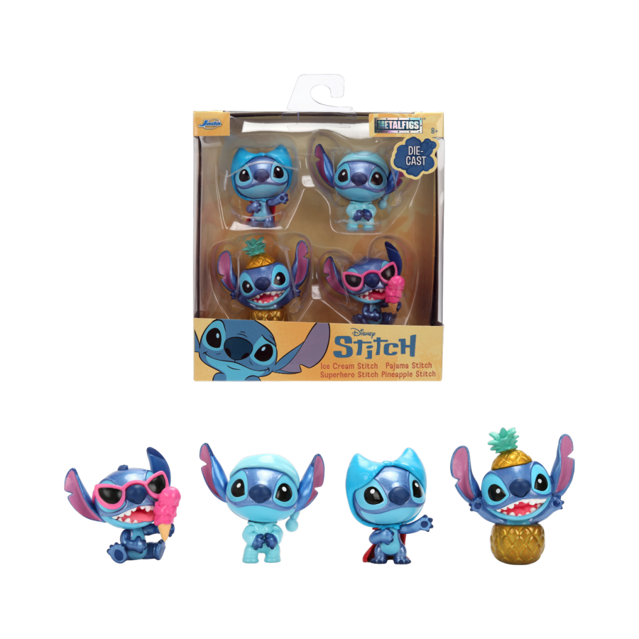 Lilo & Stitch - 2.5" Metalfigs 4-Pack (Wave 3)
