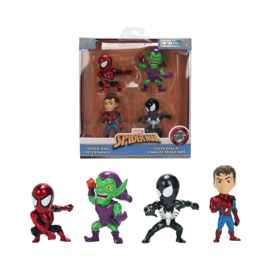 Spiderman - 2.5" Metalfigs 4-Pack ( Wave 5)