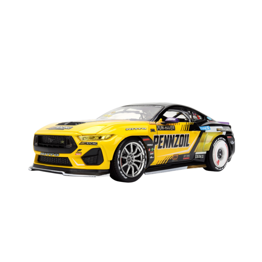 Big Time Muscle - 2025 Ford Mustang (Chelsea Denofa) RTR Racing 1:24 Scale Diecast Vehicle
