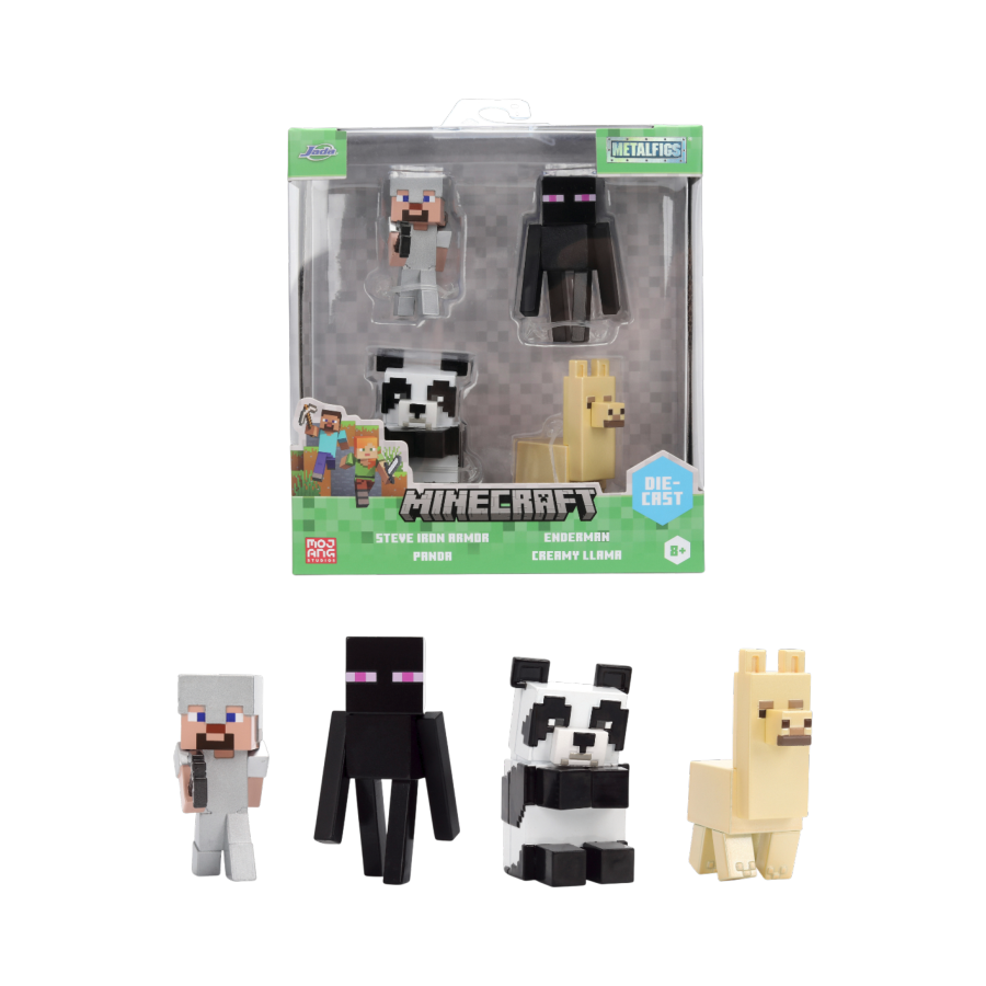 Minecraft - 2.5" Metalfigs 4-Pack (Wave 6)