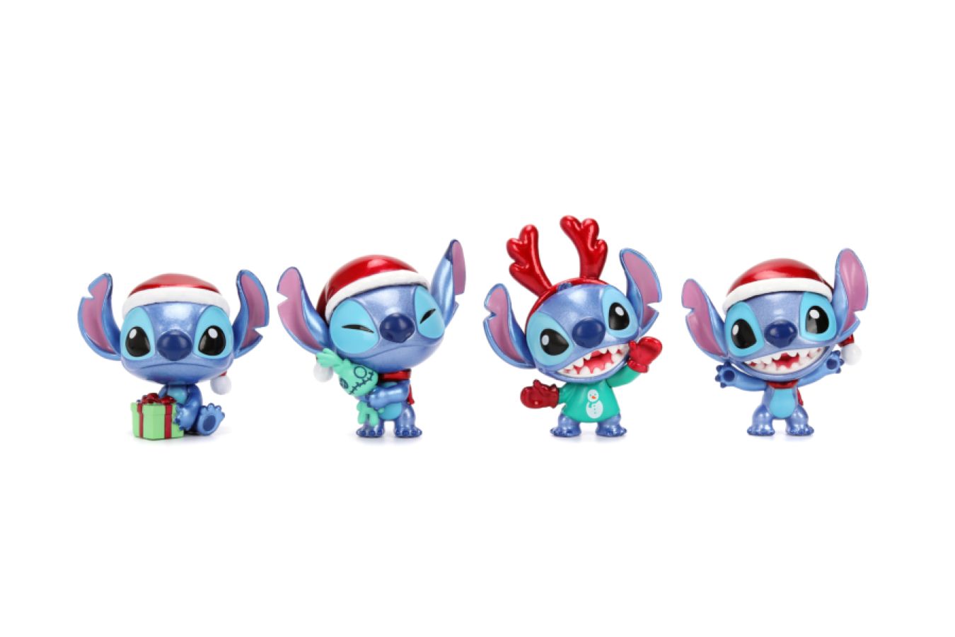 Lilo & Stitch - 2.5" Stitch (Christmas Themed) MetalFig Assortment (Display of 12) (Wave 3)