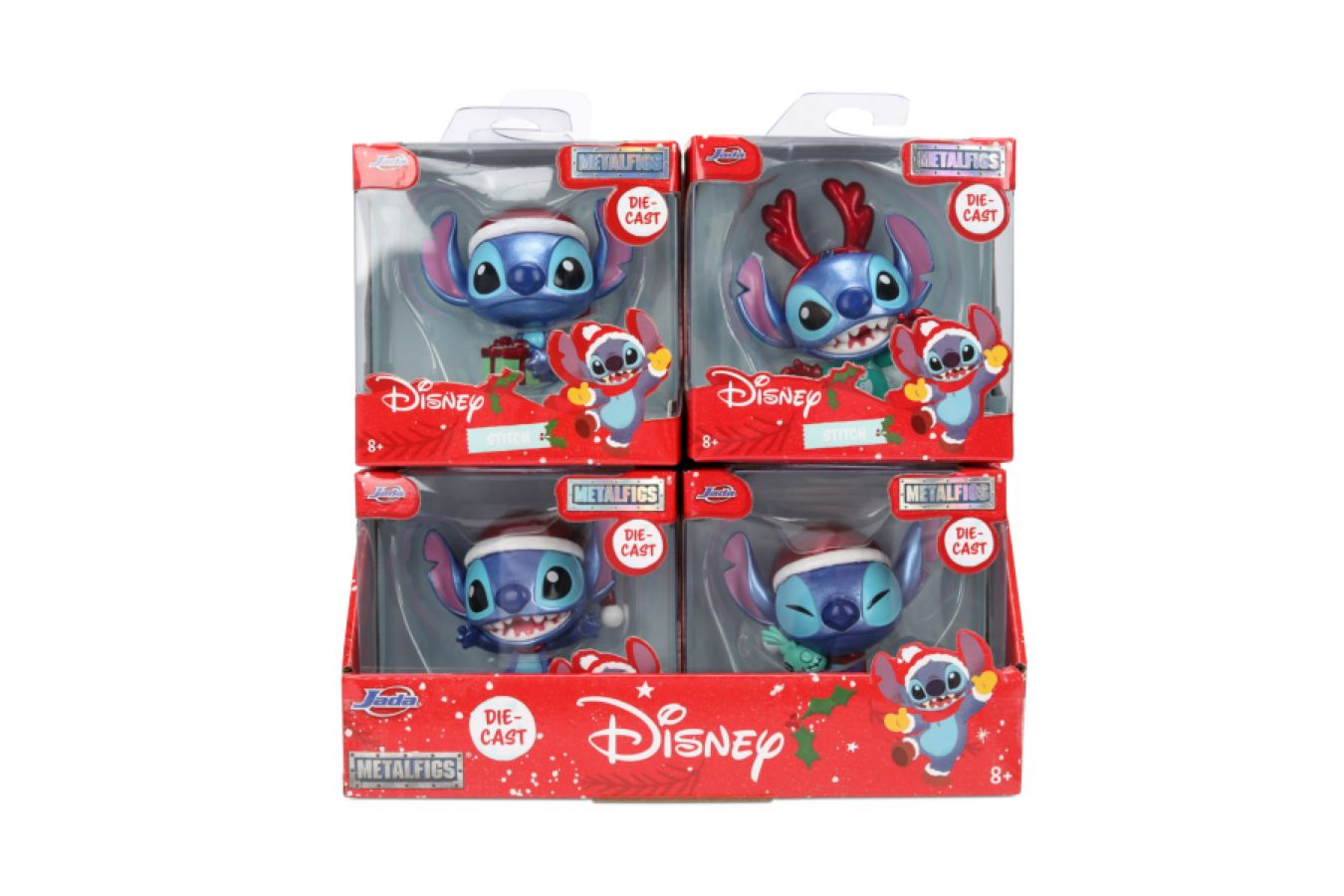 Lilo & Stitch - 2.5" Stitch (Christmas Themed) MetalFig Assortment (Display of 12) (Wave 3)