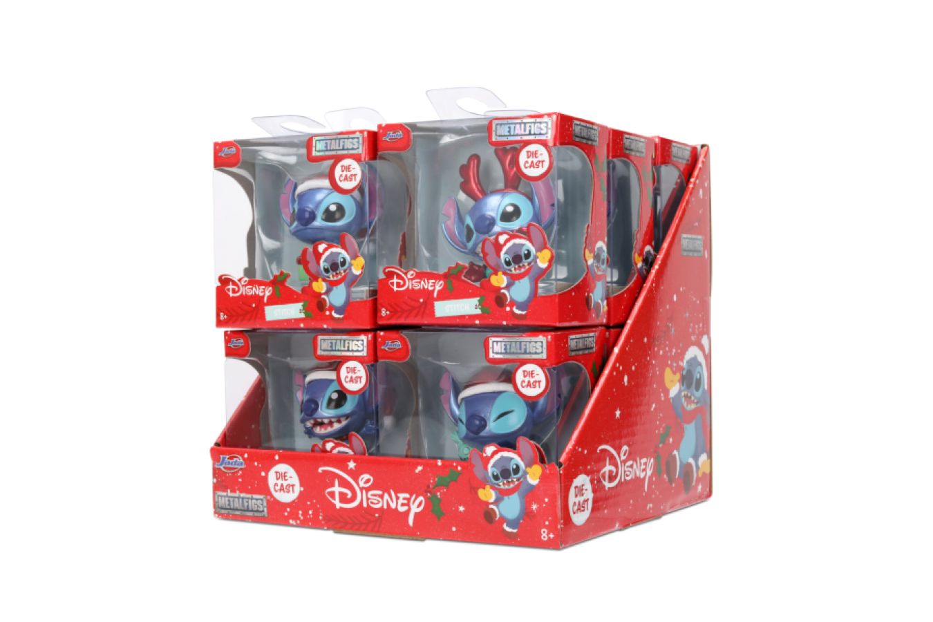 Lilo & Stitch - 2.5" Stitch (Christmas Themed) MetalFig Assortment (Display of 12) (Wave 3)