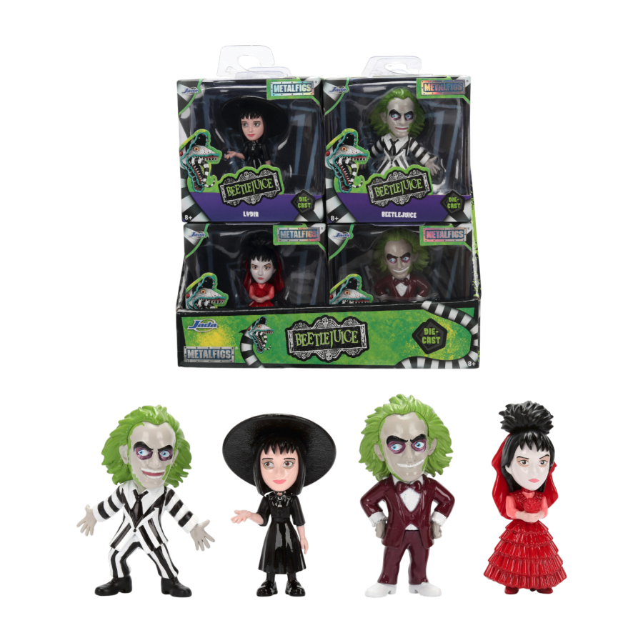 Beetlejuice - 2.5" Metalfigs Assortment (Display of 12)