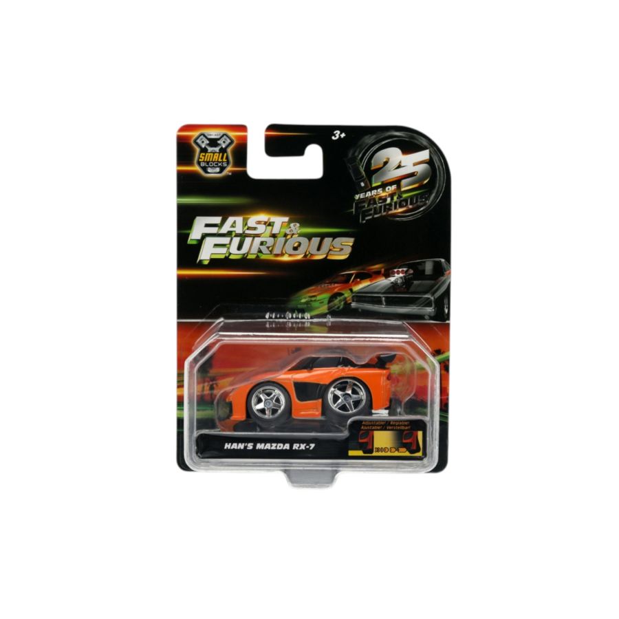 Fast & Furious - Small Blocks 1:43 Scale Diecast Vehicle Assortment (Display of 6)