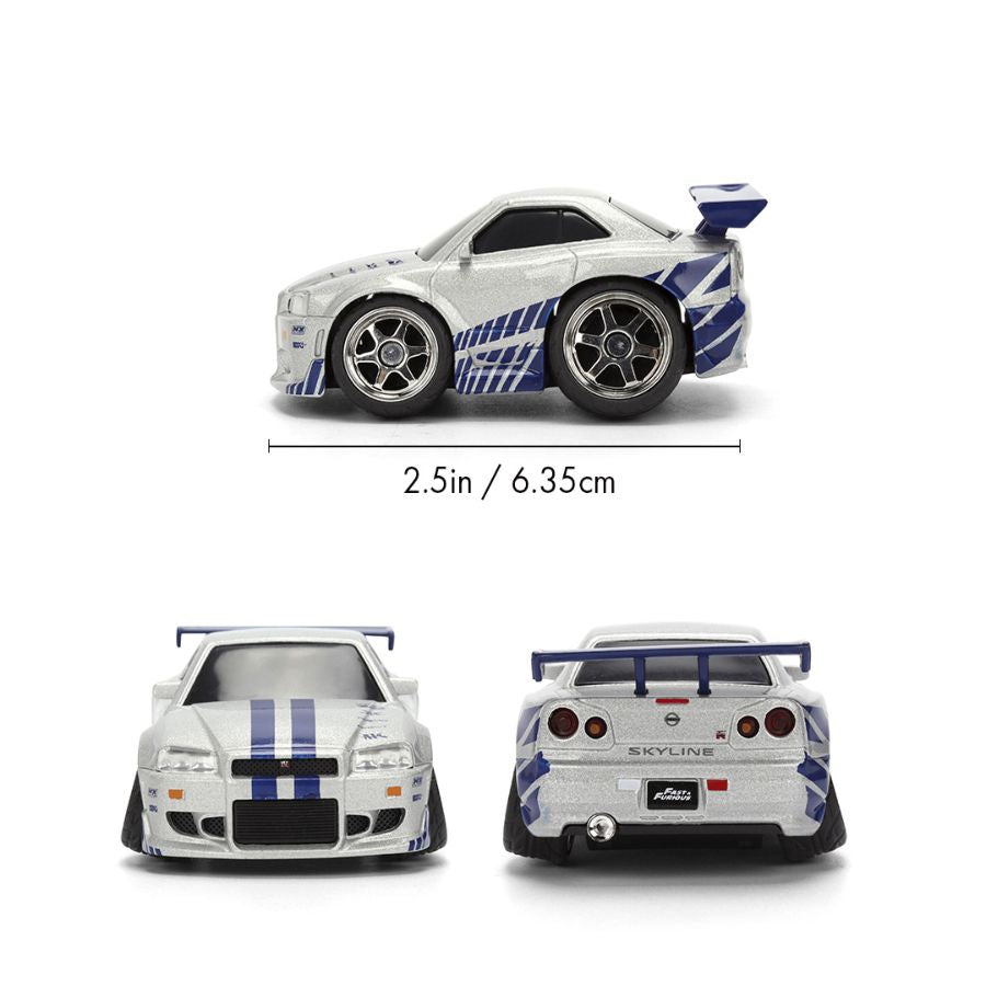 Fast & Furious - Small Blocks 1:43 Scale Diecast Vehicle Assortment (Display of 6)
