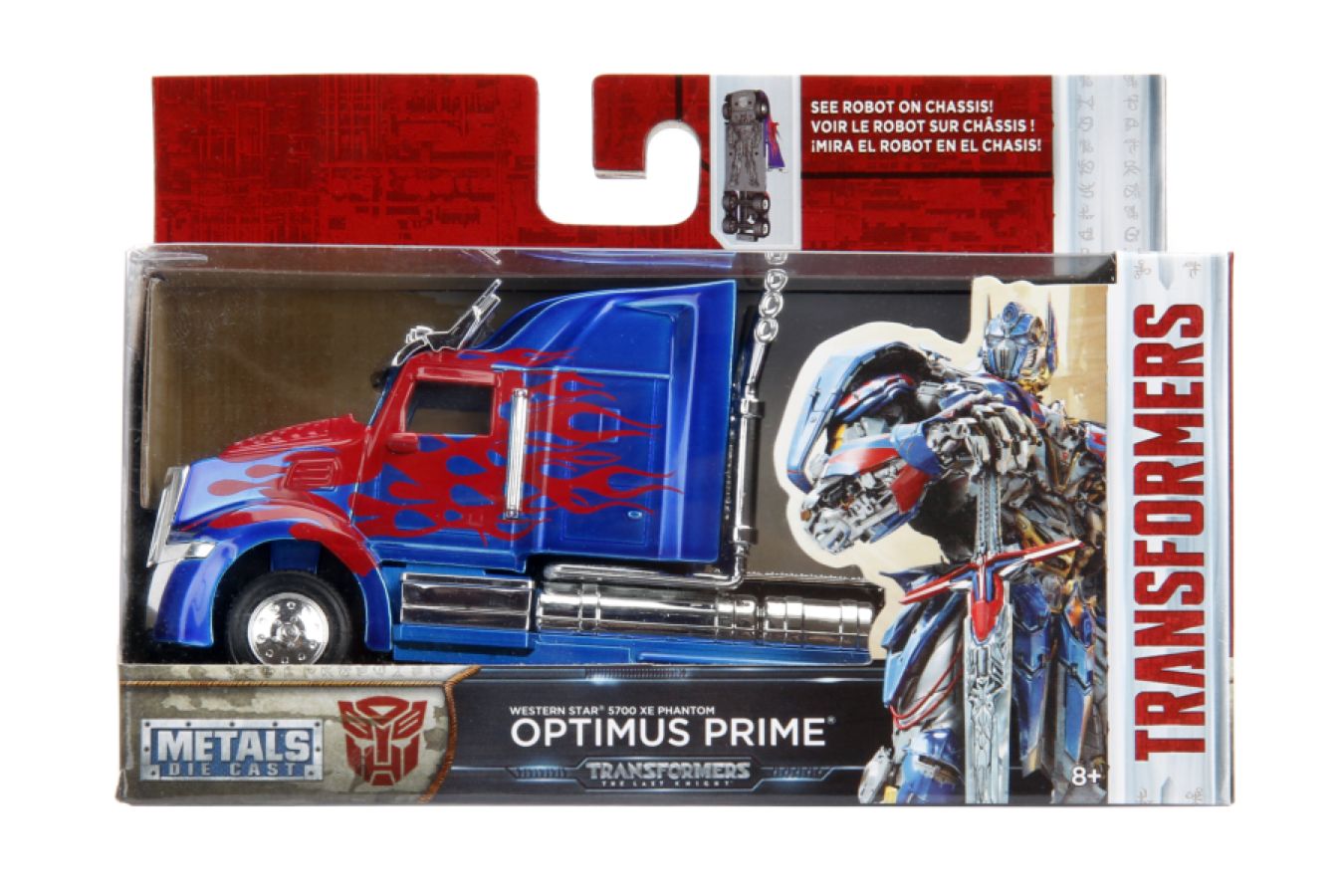 Transformers 5 - Optimus Prime Western Star Truck Free Rolling 1:32 Scale Hollywood Ride