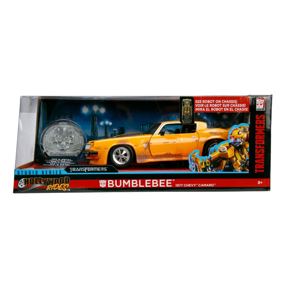 Transformers - 1977 Chevy Camaro 1:24 Scale Hollywood Ride Diecast Vehicle