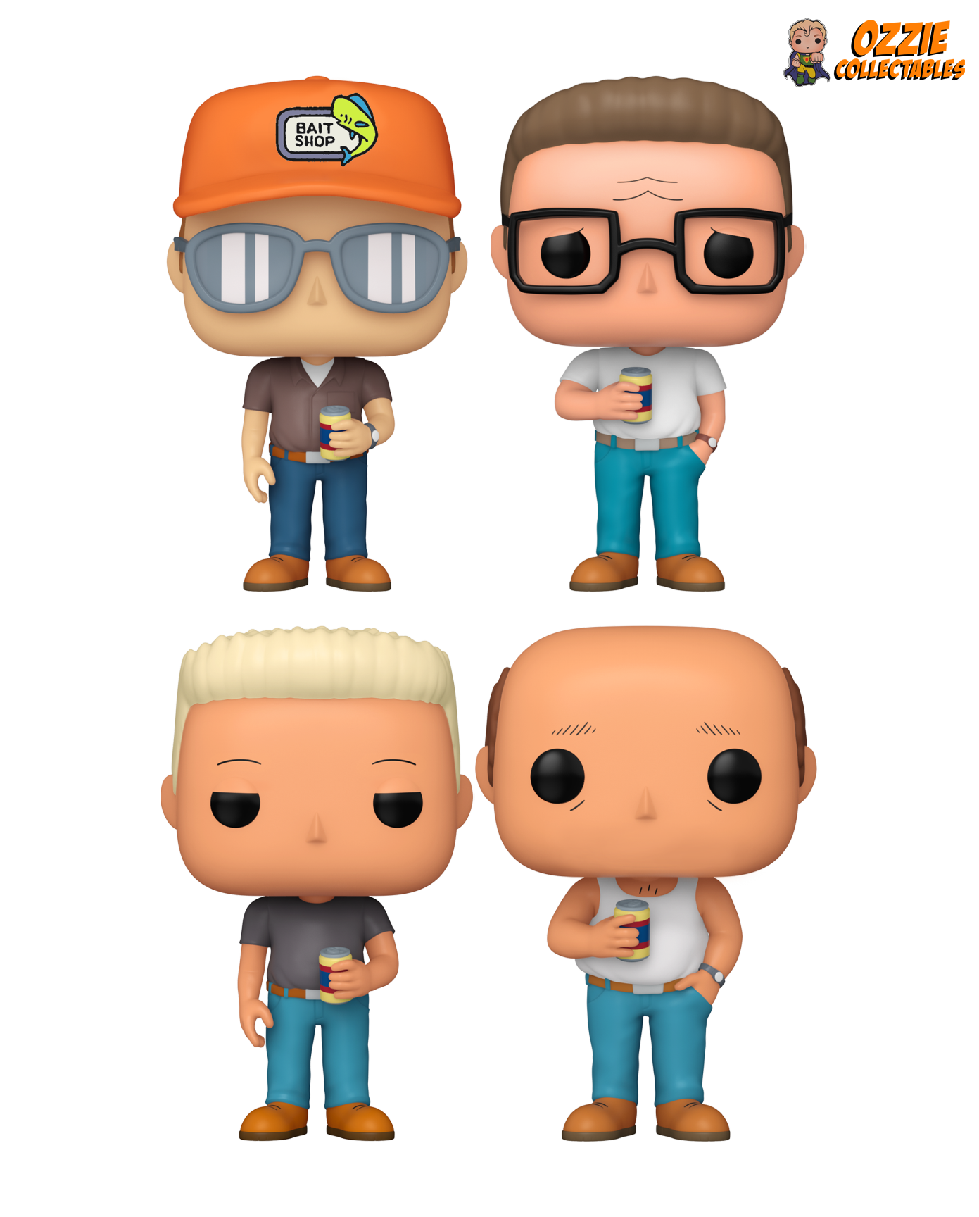 King of the Hill Bundle - 4 POP! Vinyls
