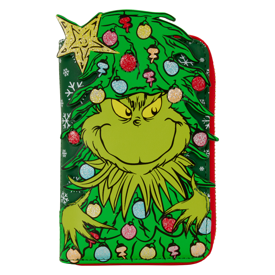 Dr. Seuss - Grinch Holiday Zip Around Wallet