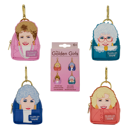 Golden Girls - Mystery Mini Backpack Bag Charms (Display of 15)
