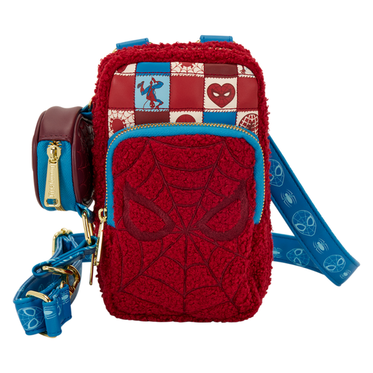 Marvel Comics - Spider-Man Cell Phone Crossbody Bag with Coin Bag