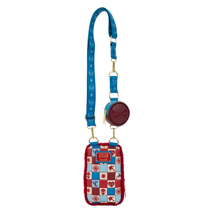 Marvel Comics - Spider-Man Cell Phone Crossbody Bag with Coin Bag