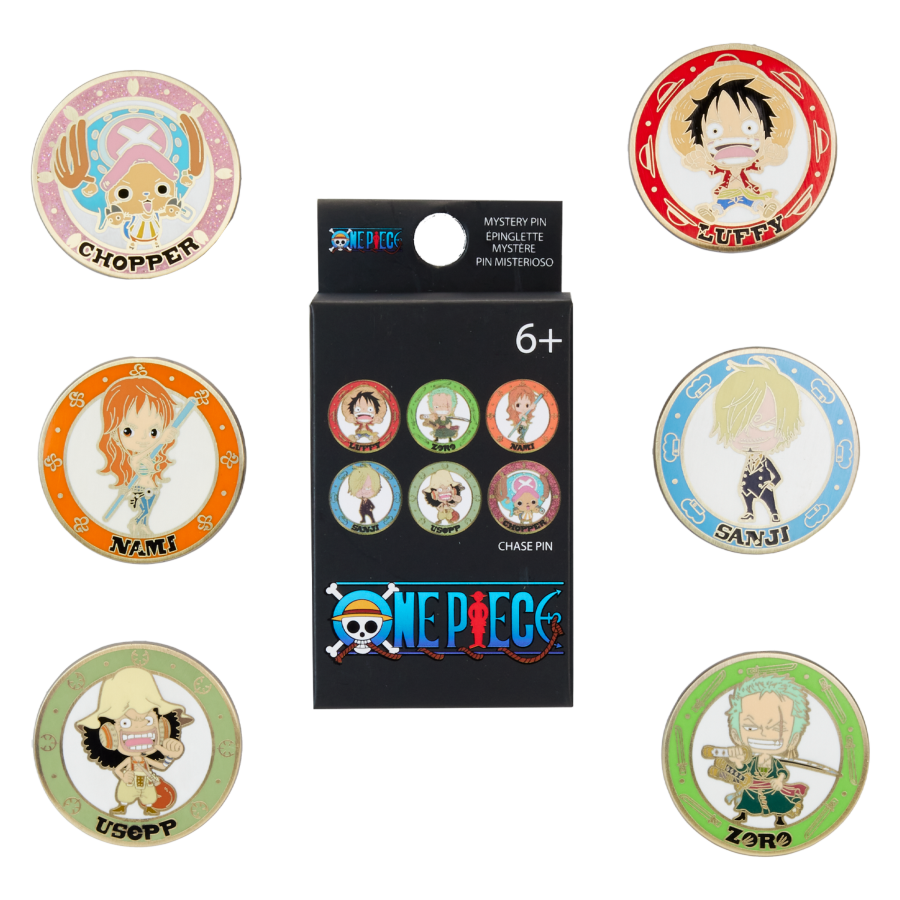 One Piece - Chibi Mystery Box Pins Assortment (Display of 12)
