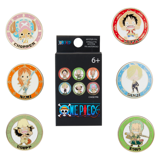 One Piece - Chibi Mystery Box Pins Assortment (Display of 12)