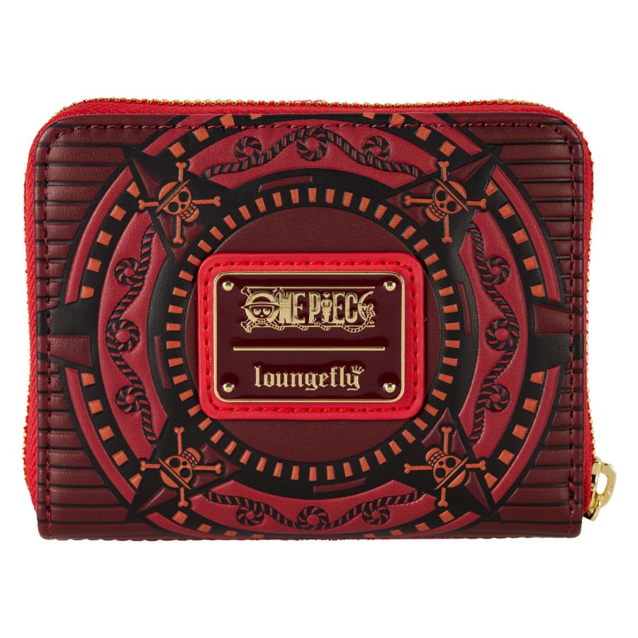 One Piece - Luffy Compass Zip Around Wallet
