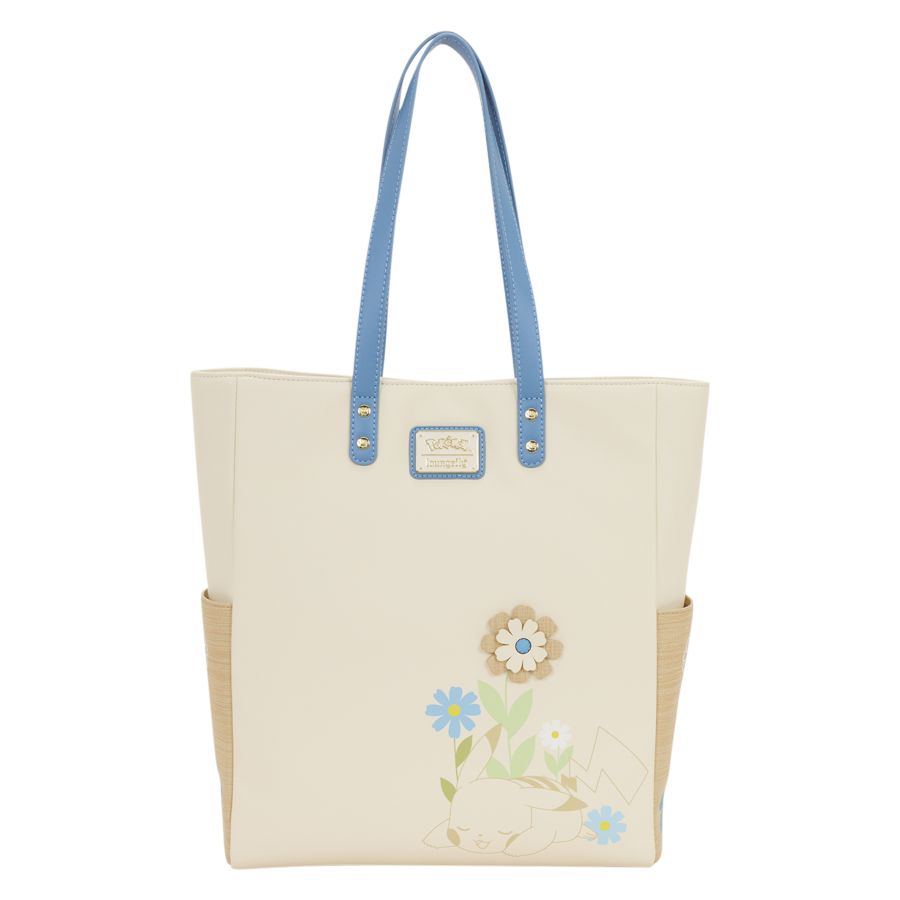 Pokemon - Floral Tote Bag with Coin Bag