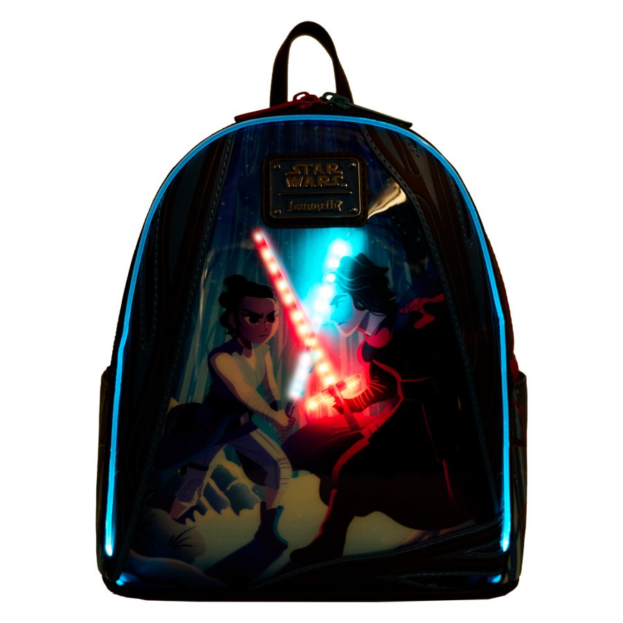 Star Wars: The Force Awakens - Rey & Kylo Ren Light Up Mini Backpack
