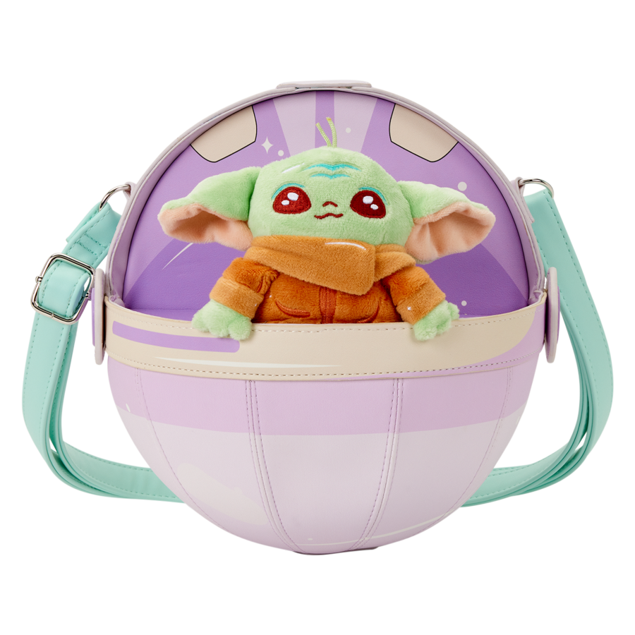 Star Wars: Mandalorian - Grogu Figural Plush Crossbody Bag