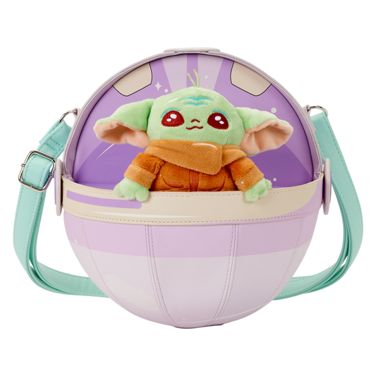Star Wars: Mandalorian - Grogu Figural Plush Crossbody Bag