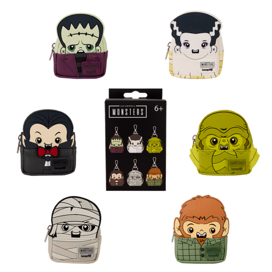 Universal Monsters - Mystery Mini Backpack Bag Charms 15ct CDU