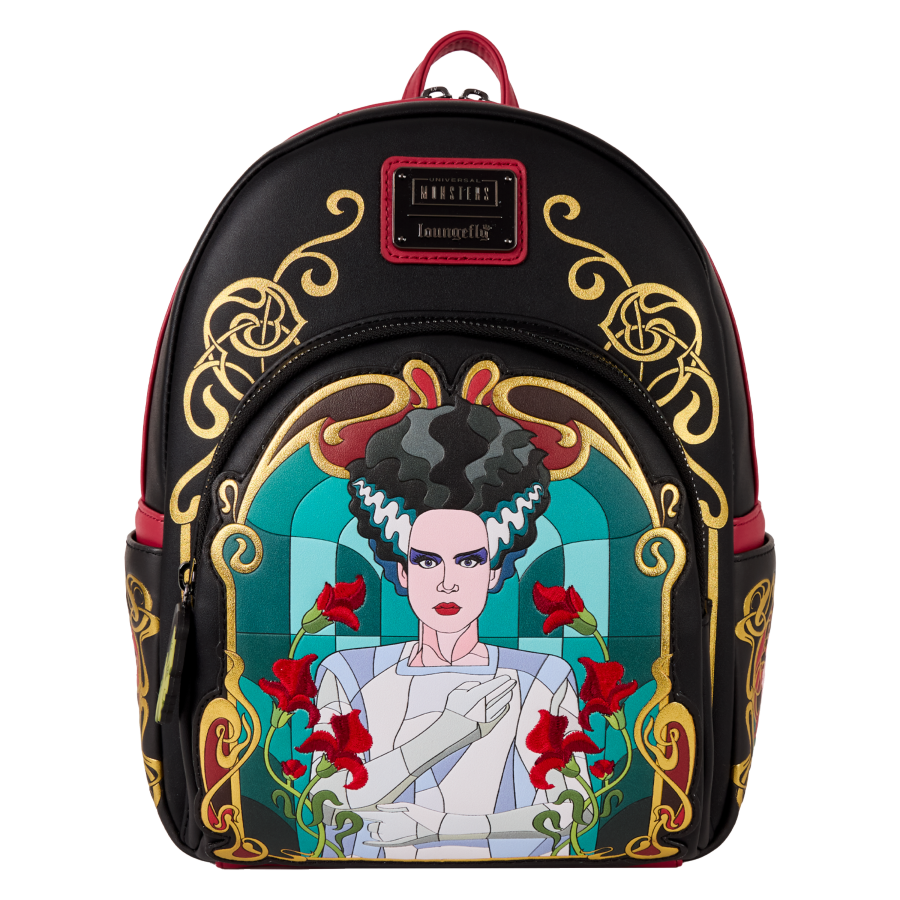 Universal Monsters - The Bride of Frankenstein Stained Glass Mini Backpack