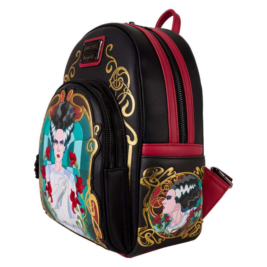 Universal Monsters - The Bride of Frankenstein Stained Glass Mini Backpack
