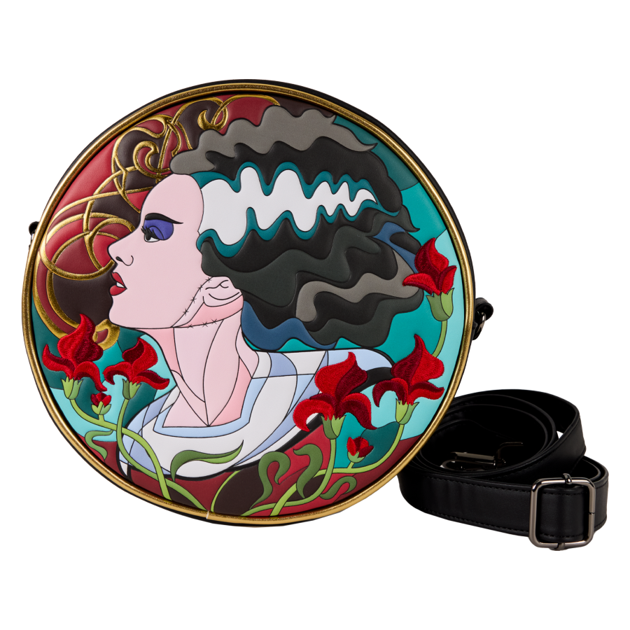 Universal Monsters - The Bride of Frankenstein Stained Glass Crossbody Bag
