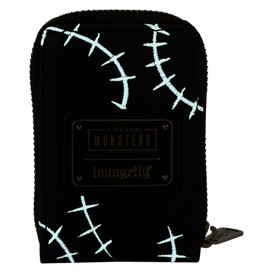 Universal Monsters - Bride of Frankenstein Neon Mask Zip Wallet