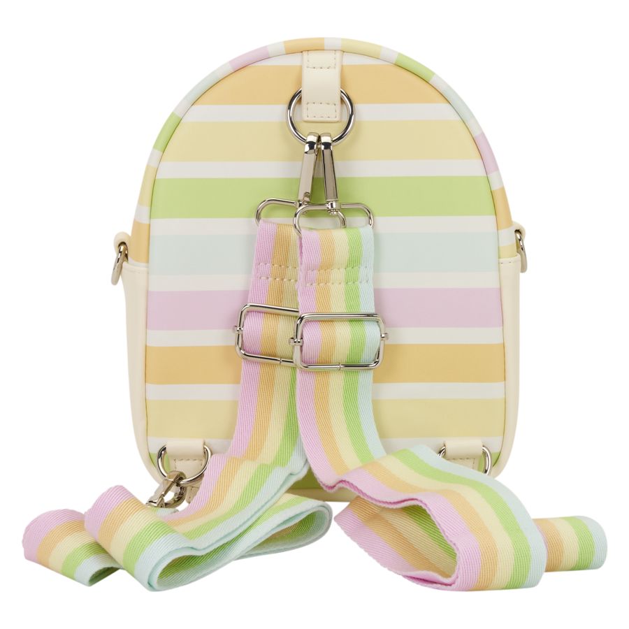Disney - Mickey & Friends Rainbow Stripes Convertible Crossbody