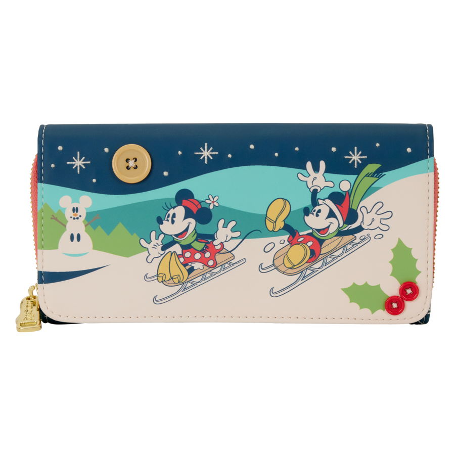 Disney - Mickey & Minnie Holiday Flap Wallet