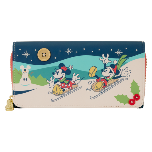 Disney - Mickey & Minnie Holiday Flap Wallet