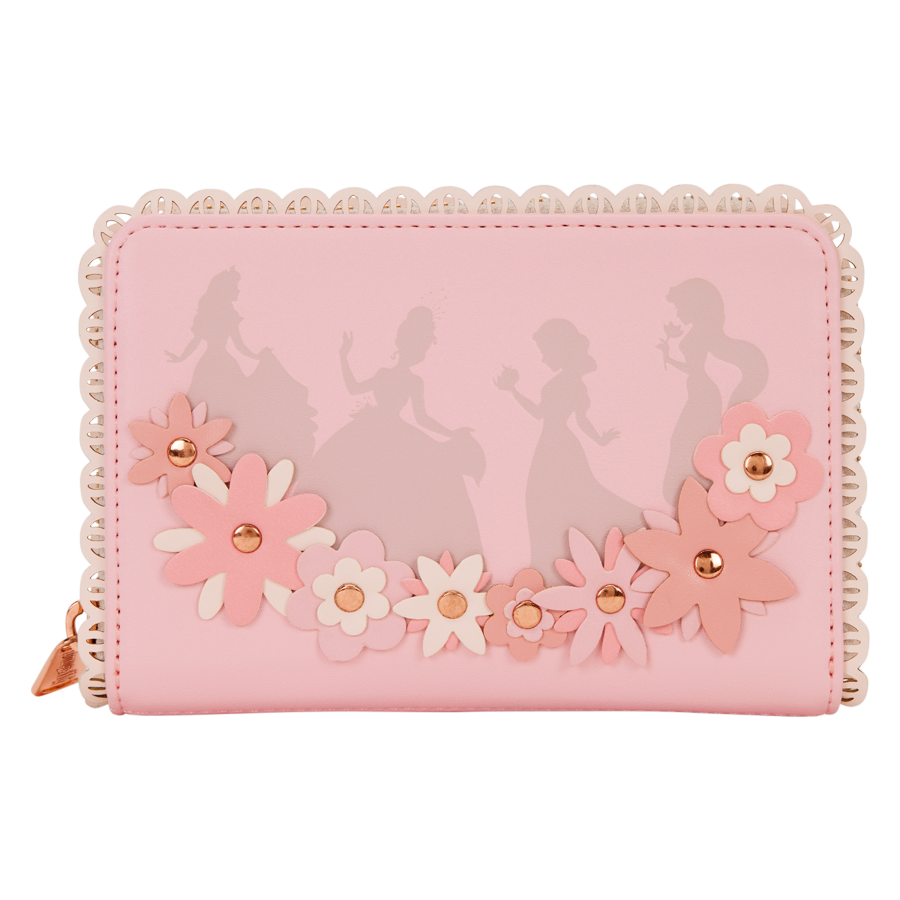 Disney Princess - Floral Lace Zip Around Wallet