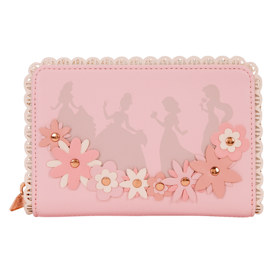 Disney Princess - Floral Lace Zip Around Wallet
