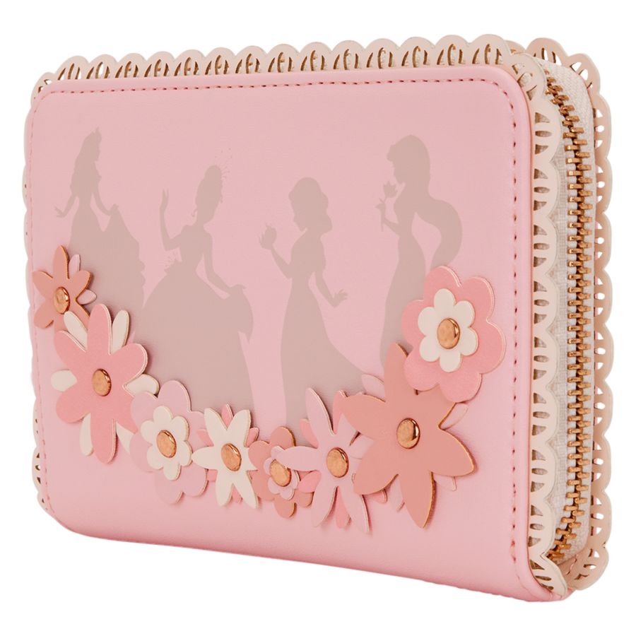 Disney Princess - Floral Lace Zip Around Wallet