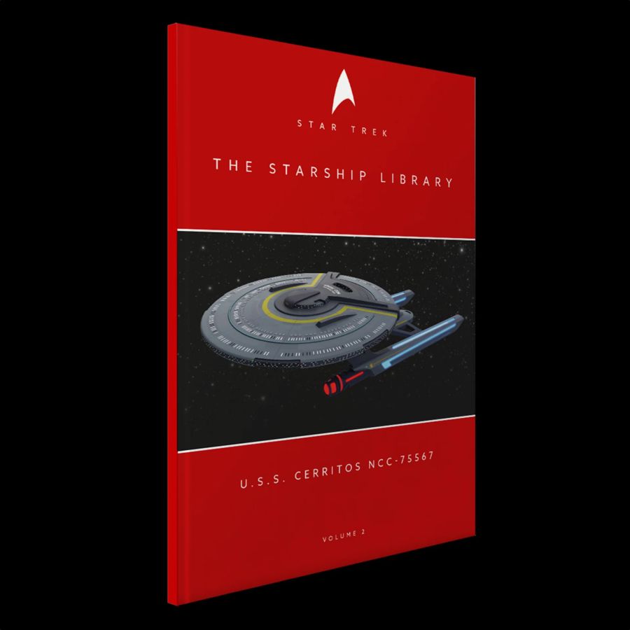 Star Trek: Lower Decks - U.S.S. Cerritos NCC-75667 Diecast Ship & Book