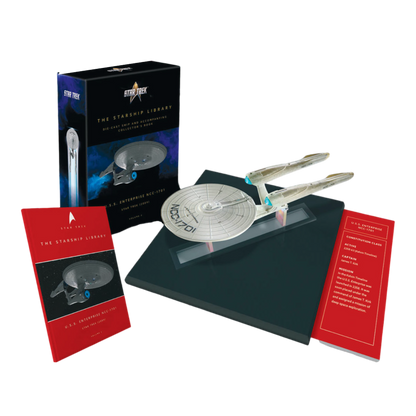 Star Trek (2009) - U.S.S. Enterprise NCC-1701 (Kelvin Timeline) Diecast Ship & Book
