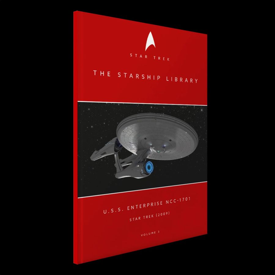 Star Trek (2009) - U.S.S. Enterprise NCC-1701 (Kelvin Timeline) Diecast Ship & Book